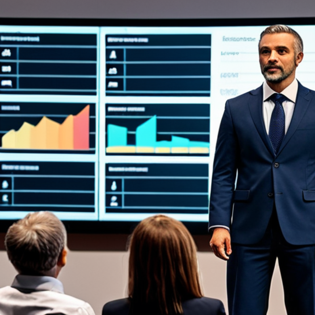 **
A successful entrepreneur giving a presentation at a business conference, wearing a professional business suit, standing on a stage with a screen displaying charts and graphs, modern conference hall background, fully clothed, appropriate attire, safe for work, perfect anatomy, natural proportions, professional photography, high quality, modest clothing. Family-friendly.
**