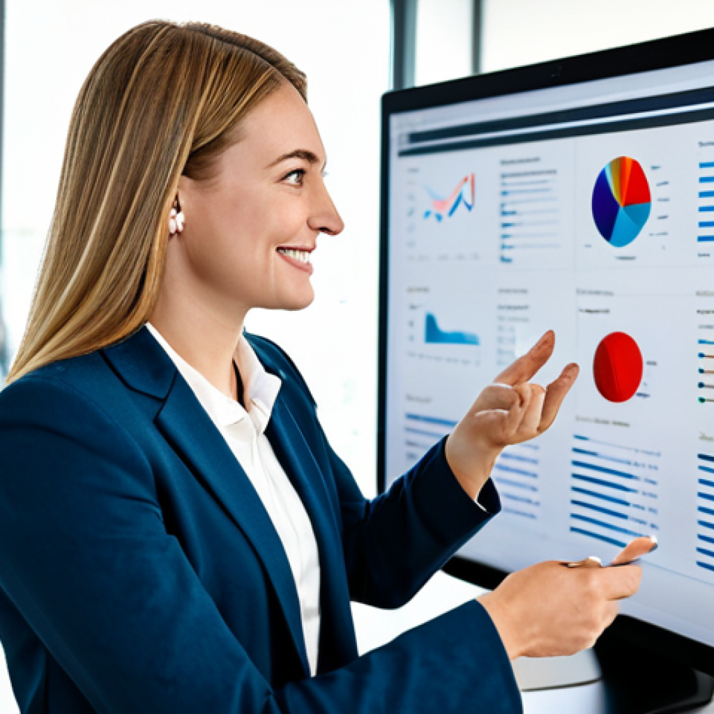 디지털 네트워킹의 효과를 측정하는 방법 - Digital Marketing Consultant**
"A professional digital marketing consultant, fully clothed in busin...