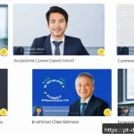 Home 18 디지털 네트워킹에서의 문화적 차이 이해하기 - A vibrant digital networking scene showcasing multicultural professionals in a virtual meeting room....